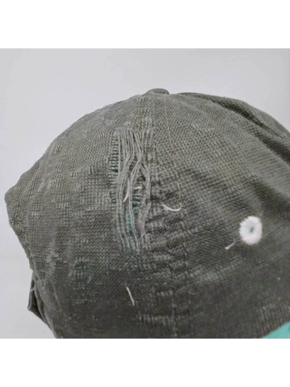 Royal Links Las Vegas Green & Beige Distressed Golf Hat Imperial Adj Strap #D-15